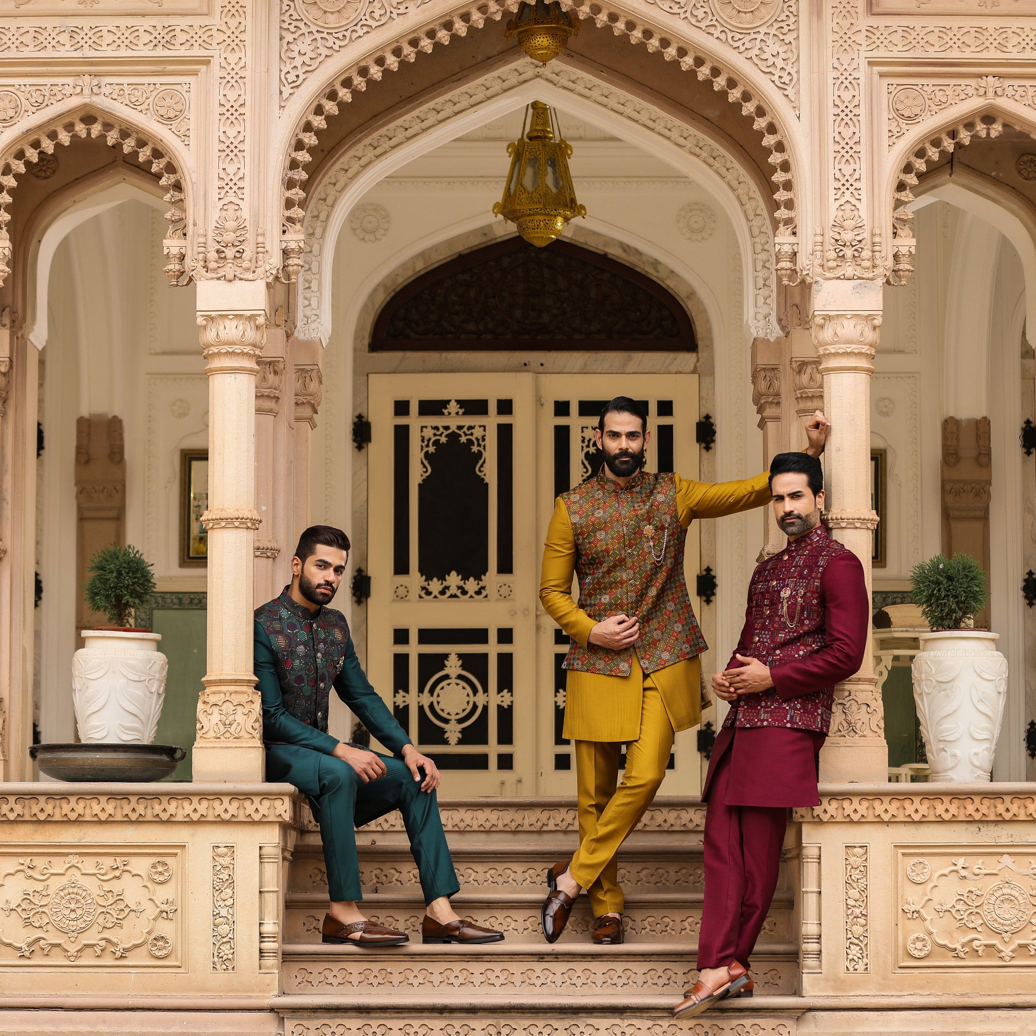 Ethnic Wear for Men in Delhi - Kurta and Nehru Jackets Sets