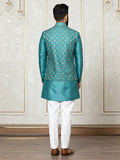 Ferozi Indo Kurta Set with Embroidered Nehru Jacket